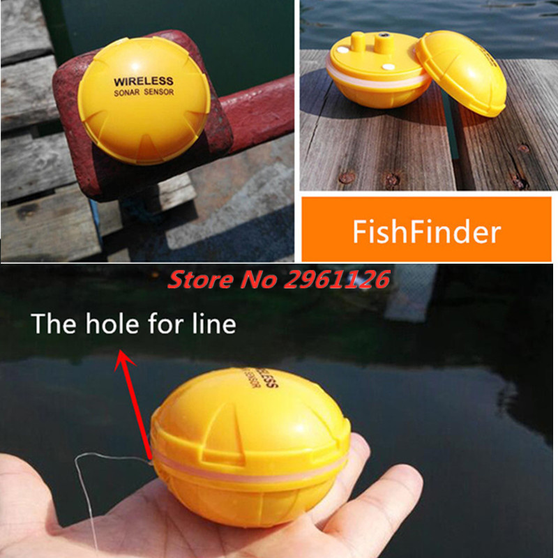 Беспроводной эхолот, портативн – обзор и цена Fishing Depth Finder