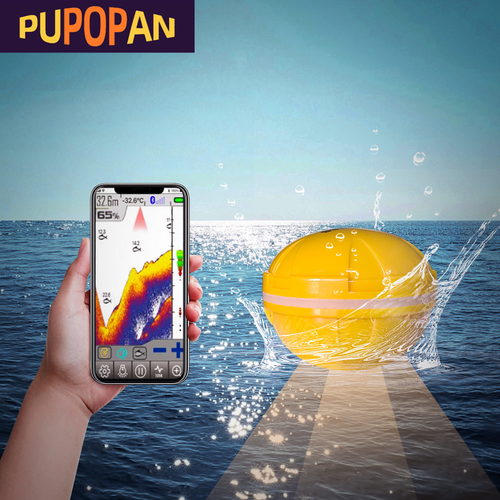 PUPOPAN 100 м новый смартфон э – обзор и цена Fishing Depth Finder