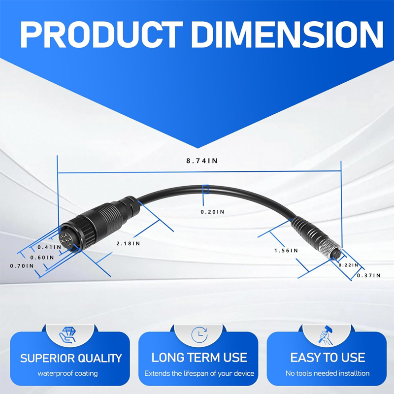 Совместим с эхолотами и GPS-ус – обзор и цена Fish Finder Cable