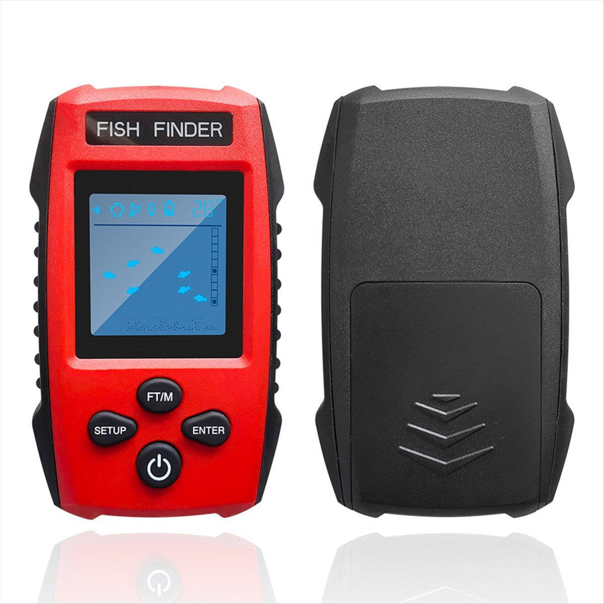 Цветной ЖК-эхолот, проводной э – обзор и цена Fishing Depth Finder