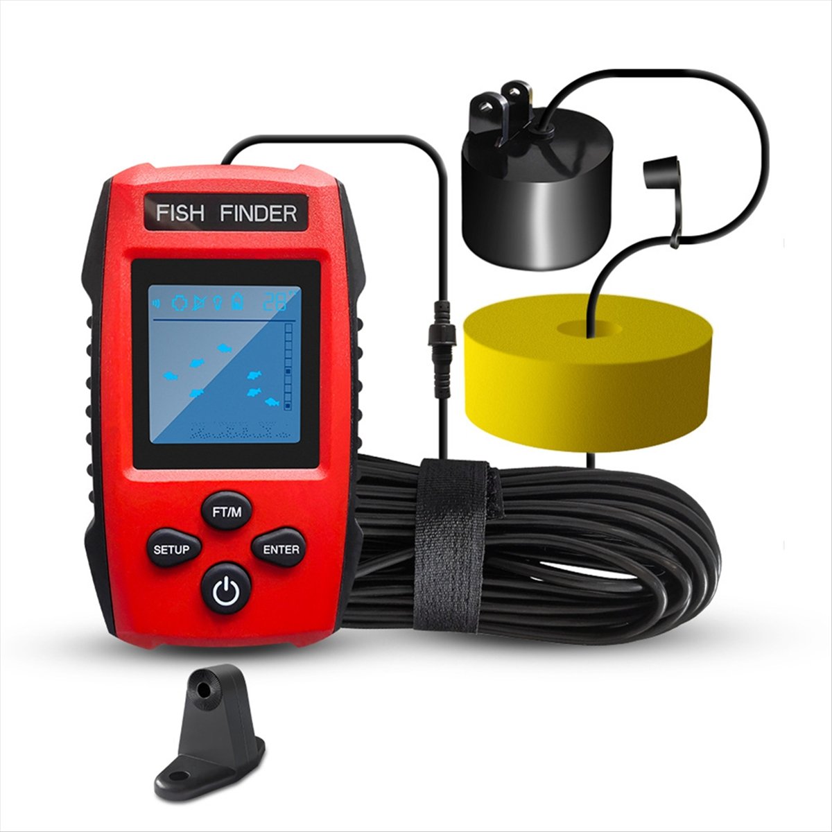 Цветной ЖК-эхолот, проводной э – обзор и цена Fishing Depth Finder