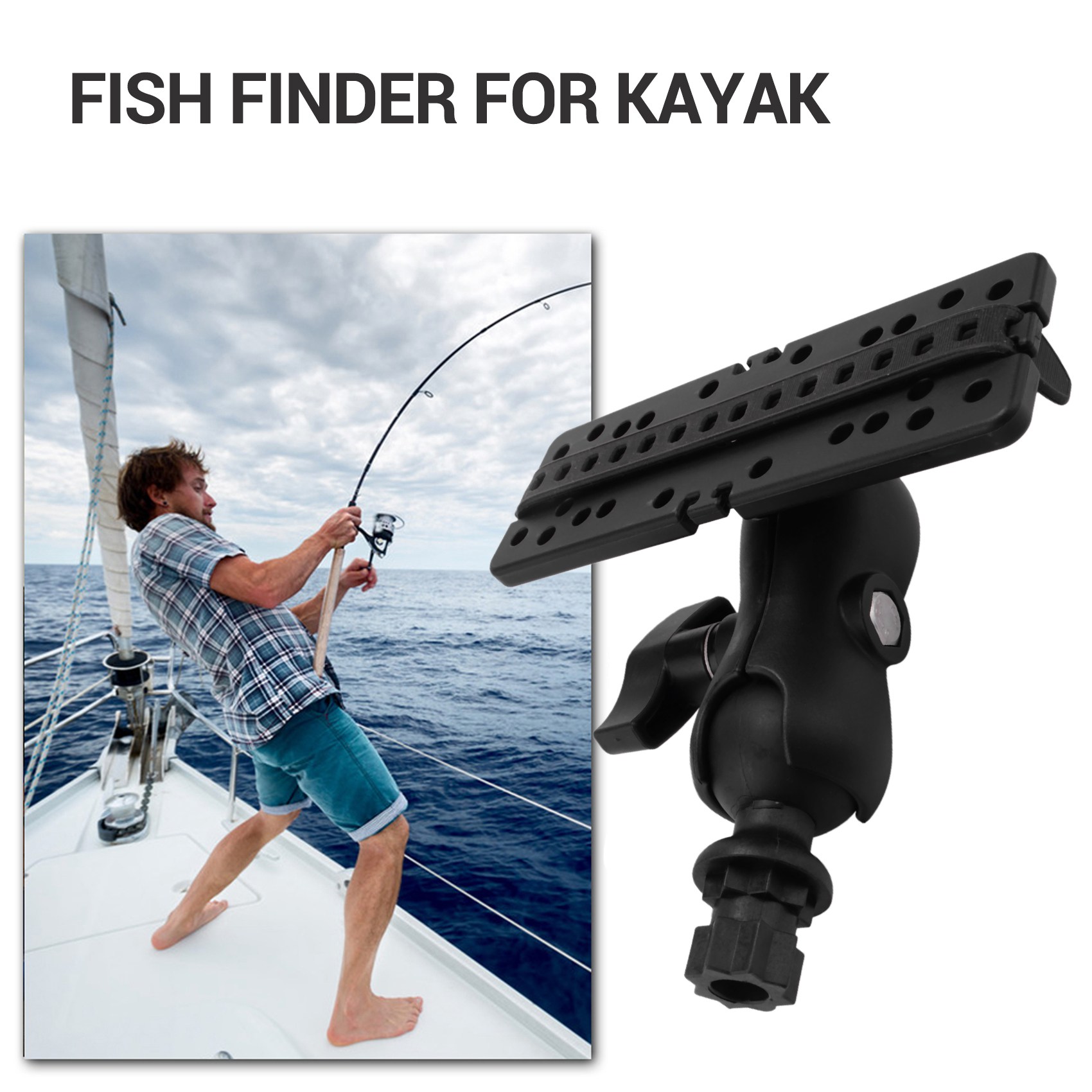Крепление NALFI-Ball с эхолото – обзор и цена Fish Finder Mount